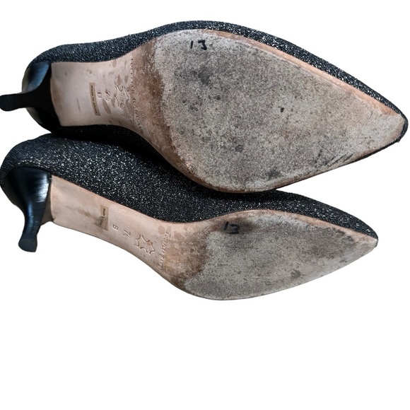 Revolve Loeffler Randall Kassidy Silver Metallic Knit Bootie Size 7.5 - Picture 4 of 6